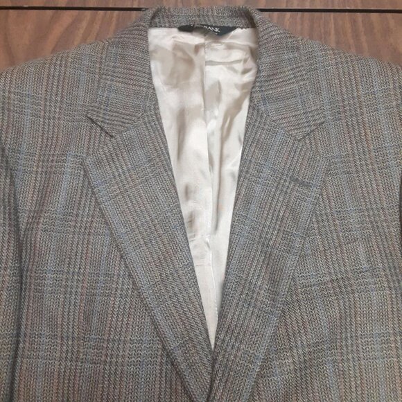 Jos. A. Bank Men's 40R Wool Cashmere Herringbone Sports Coat Two Button - Picture 10 of 16